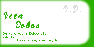vita dobos business card